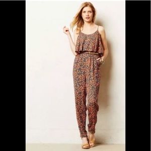 Anthropologie Lilka floral romper/jumpsuit